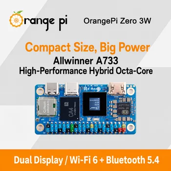 Orange Pi Zero 3W 4GB 6GB 12GB RAM Einplatinen-OPi Zero 3W Embedded-Entwicklungsboard