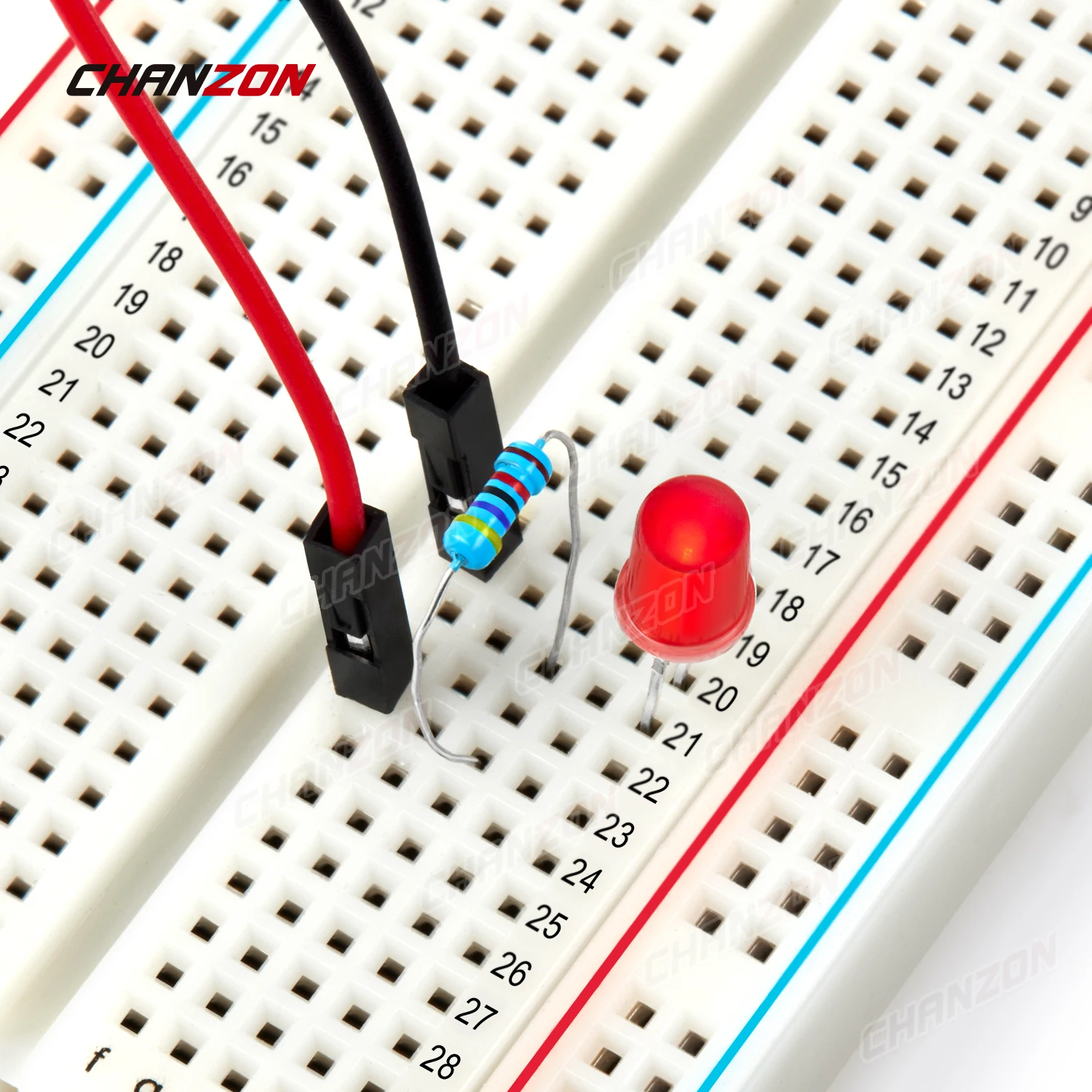 830 Tie Points lötfreies Steckbrett MB-102 Prototyp Universal Test DIY – Bild 4
