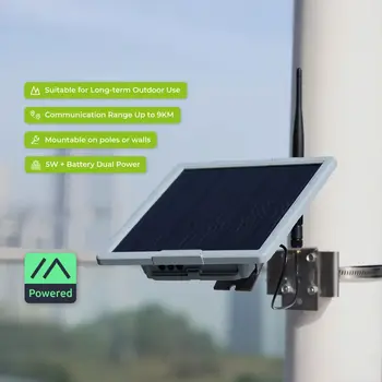 SenseCAP Meshtastic Solar Node Repeater 868MHz Mesh LoRa Node, XIAO NRF52840 Plus, SX1262 LoRa Modul, Grove
