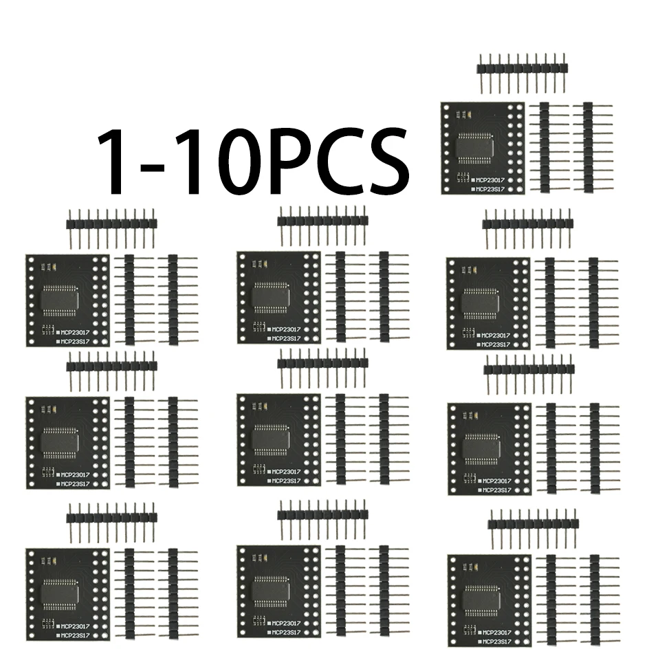 MCP23017/23S17 Serielle Interface Modul IIC I2C SPI Bidirektionale 16-Bit I/O Expander Pins 10Mhz Serielle