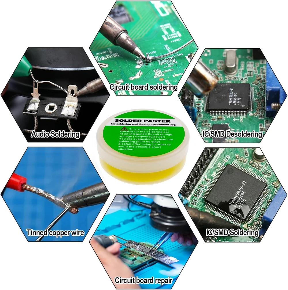 Lötfüllmittel, No-Clean-Lötpaste, Flussmittel zum Löten von SMD – Bild 4