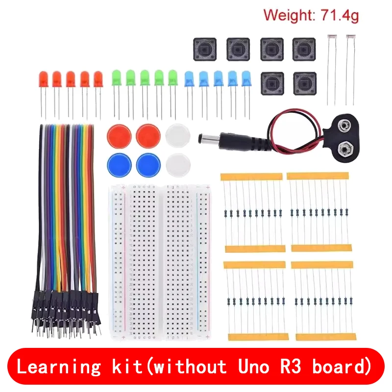 Starter Kit für UNO R3 Mini Breadboard LED Jumper Wire Button für Arduino Diy Kit School Education Lab