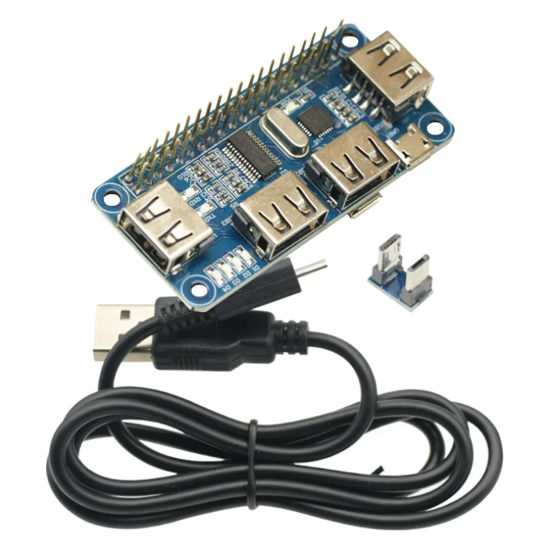 4 Ports USB HUB HAT für Raspberry Pi 3/2/Zero W Extension Board USB – Bild 3