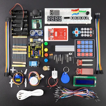 KEYES Komplettes Starter-Kit, Programmier-Lern-Kit + 40 Projekte für Arduino UNO R3 Starter-Kit