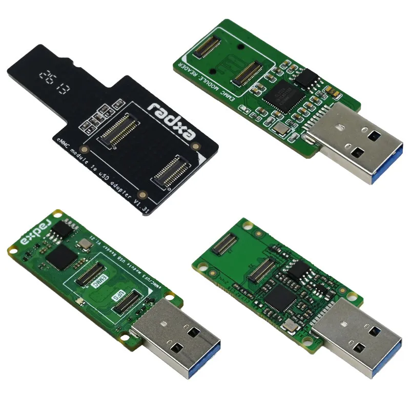 EMMC UFS Kartenleser Adapterplatine Orange Pi EMMC zu USB Lese- und Schreibprogrammierer