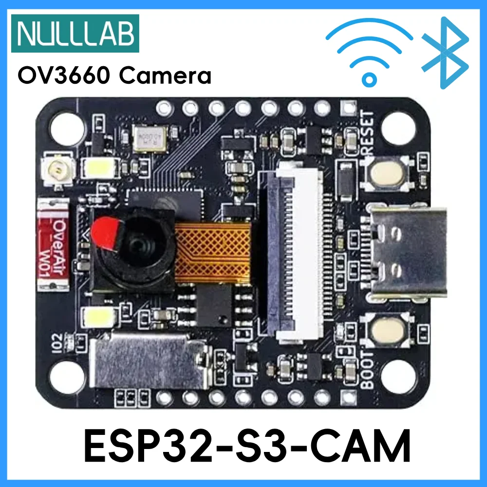 ESP32S3-CAM Entwicklungsboard ESP32-S3R8 WLAN Bluetooth Drahtloses Videoübertragungsmodul OV3660 OV2640 Kamera