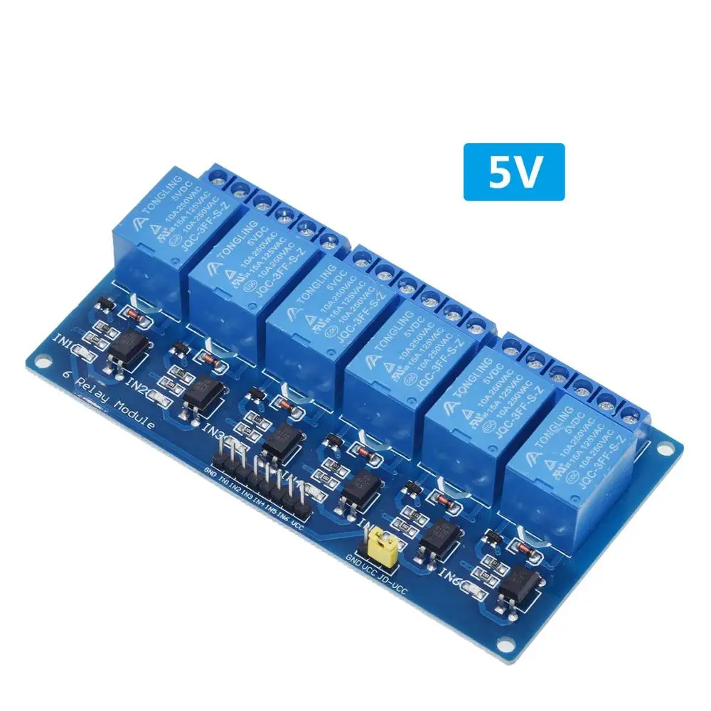 5V 12V 24V Relaismodul mit Optokoppler-Relaisausgang 1 2 4 6 – Bild 5