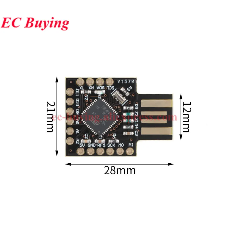 USB ATMEGA32U4 Mikrocontroller Mini Development Board Single Chip PRO – Bild 5