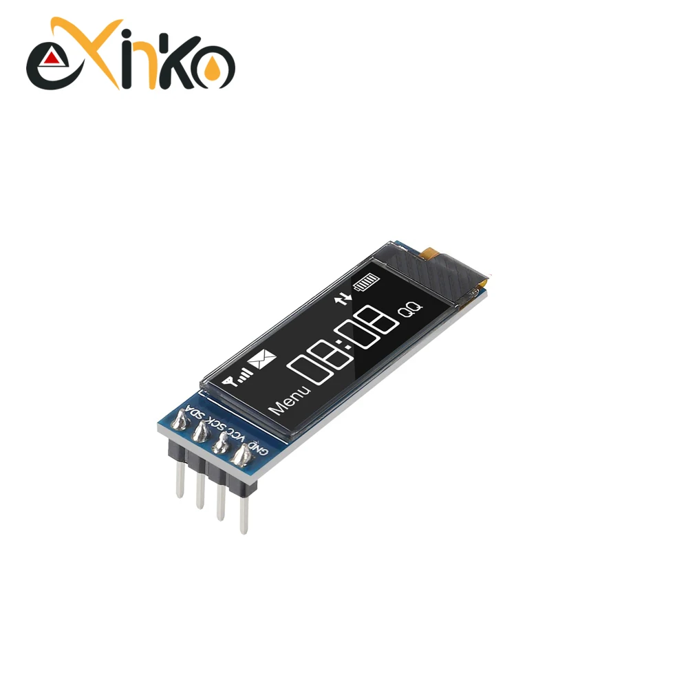 0,91 Zoll OLED-Display-Modul Weiß/Blau OLED 128X32 LCD LED-Display SSD1306 12832 0,91 IIC I2C Kommunikation