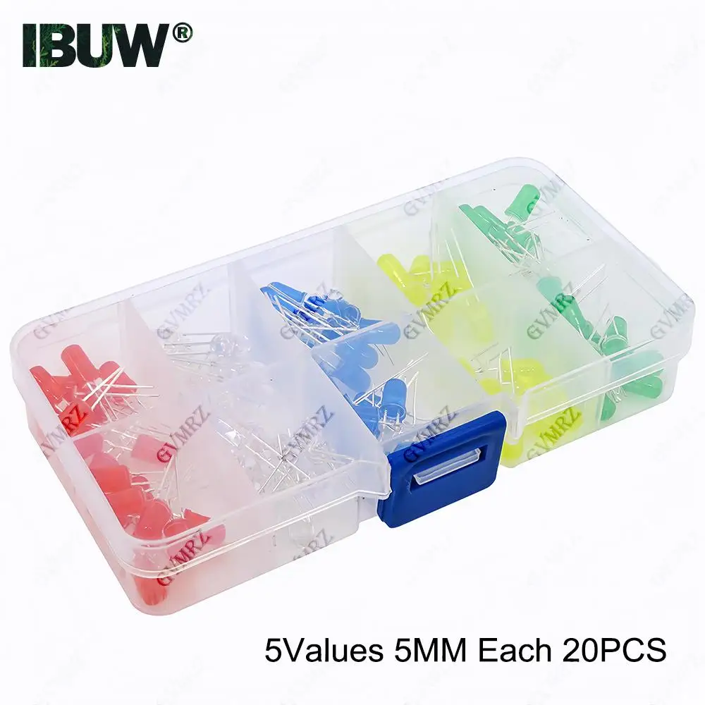 3MM 5MM Leuchtdioden Elektronik-Kit F3 F5 LED-Dioden-Sortiment-Kit – Bild 4