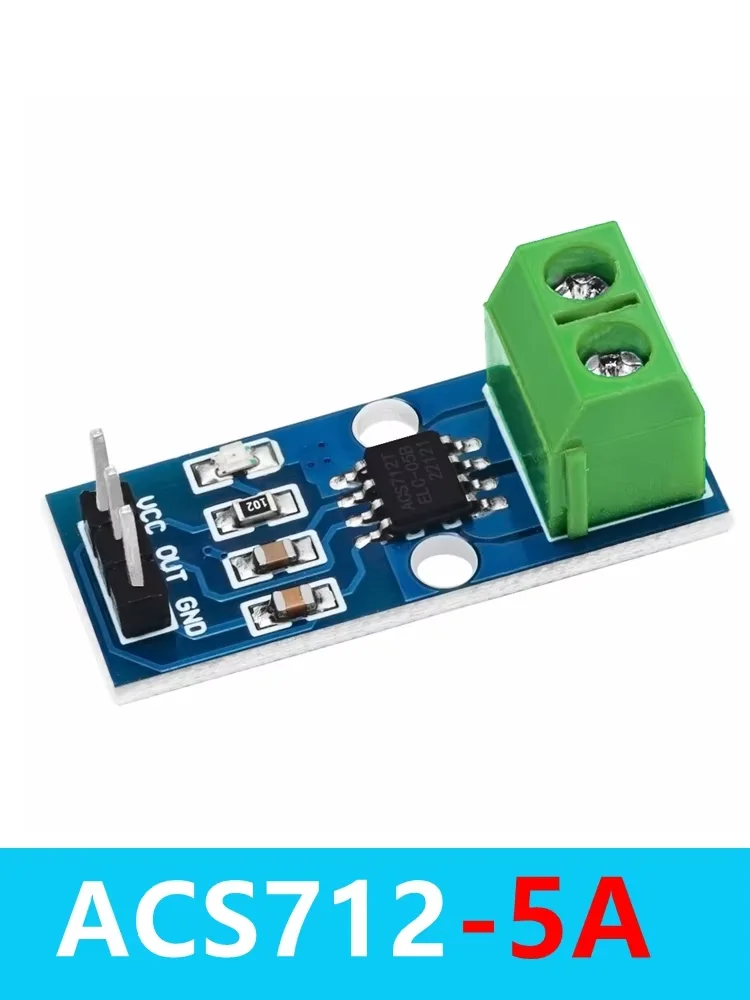 ACS712 / ACS724 5A/20A/30A ACS724TLLCR Hall-Stromsensor-Modul (40A/50A-Bereich) - ACS724-Modul Kompatibel