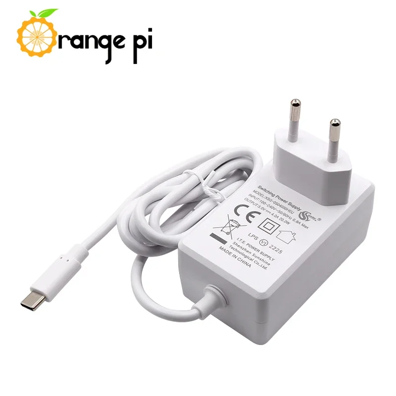 5V 4A Netzteil DC 20W USB Typ C Netzteil EU US UK Stecker für Orange – Bild 3