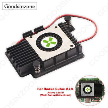 Radxa Cubie A7A Aktives Kühlkit V3.0 - 7000 U/min PWM-Lüfter & Kühlkörper für Radxa Cubie A7A