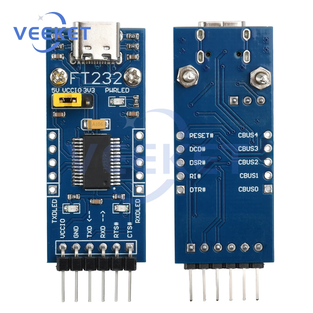 FT232RL FT232 FTDI USB 3,3 V 5,5 V zu TTL Serielles Adaptermodul – Bild 6