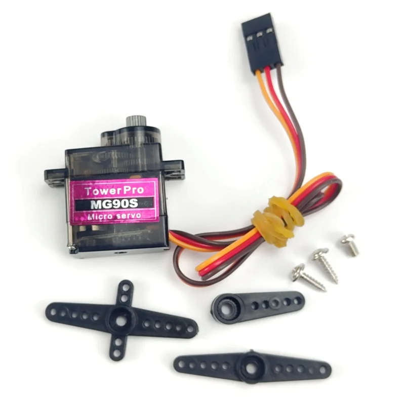 1/2/4 Servos DigitalMG90S MG996R Servo mit Metallgetriebe für RC-Helikopter, Boote, Roboter und Manipulatoren