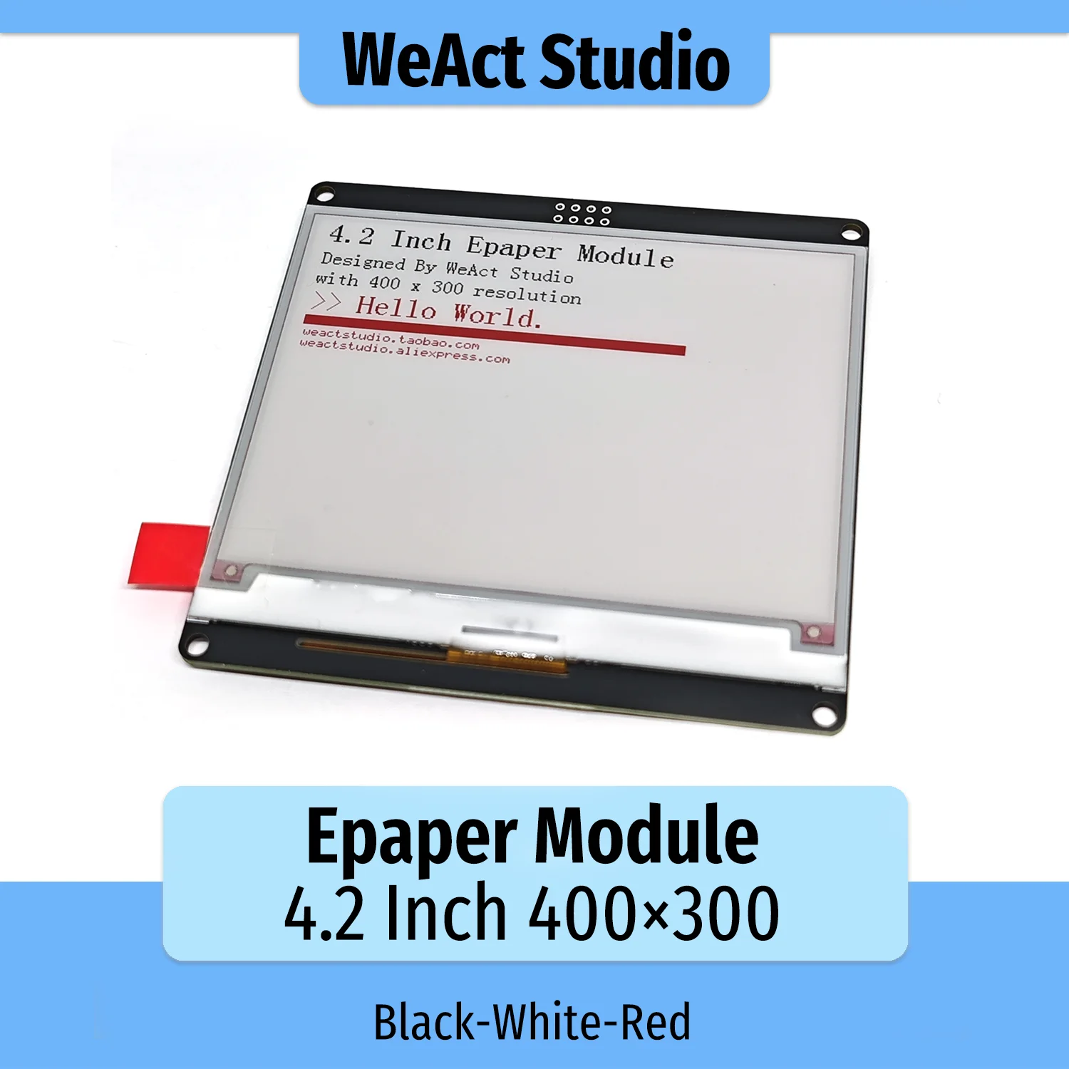 4,2" 4,2 Zoll Epaper Modul E-Paper E-Ink EInk Display Bildschirm SPI Unterstützung für ESP32