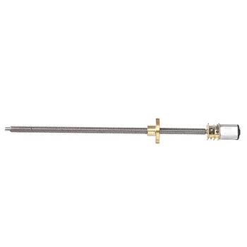Motorgetriebe mit Gewinde, Reduktionsmotor mit langer Ausgangswelle, Dauerstrom T5 X 160mm N20 DC-Getriebe
