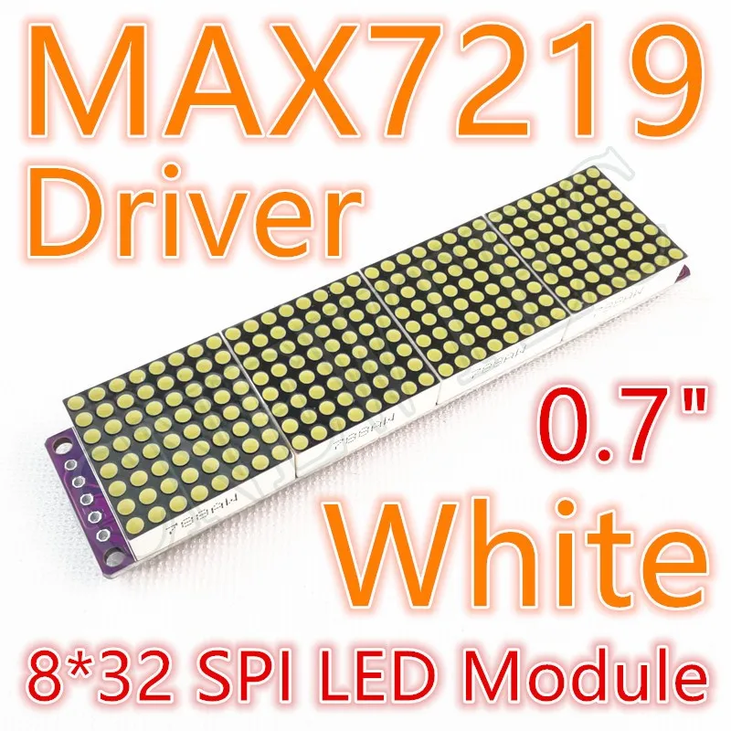 8*8 8*16 8*32 0,7 Zoll MAX7219 Rot/Blau/Grün/Weiß Dot Led Matrix MCU – Bild 2