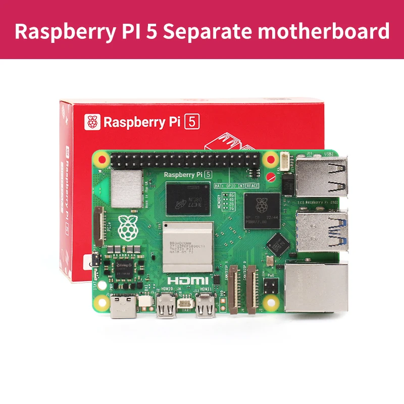 Raspberry Pi 5 Generation Development Board LINUX Suite Computer AI-Programmier-Motherboard Raspberry Pi 5B