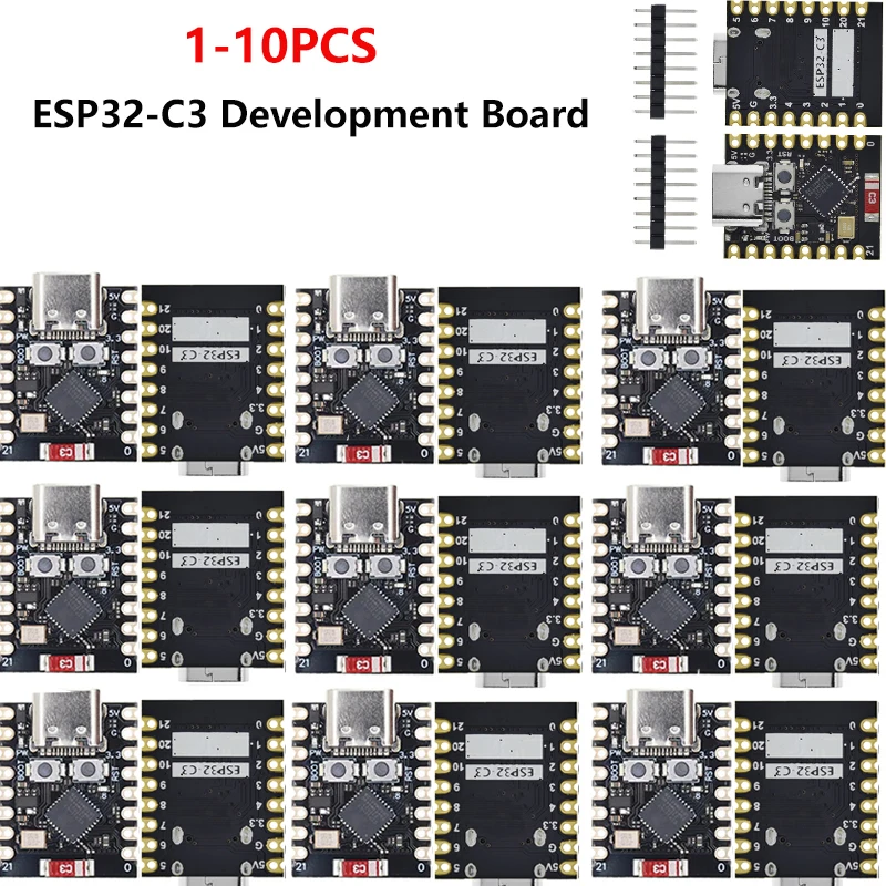 ESP32-C3 1-10 Stück ESP32-C3 Entwicklungsboard ESP32 SuperMini – Bild 2