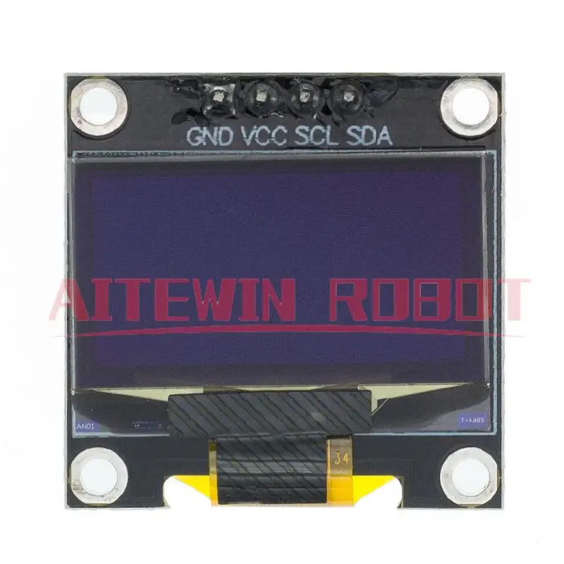 0,96 Zoll IIC Seriell 4pin SSD1306 Weiß/Blau/Gelb Blau OLED Display – Bild 3