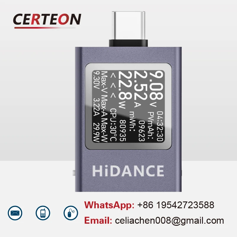 USB C Tester PD31 Leistungsmessgerät Typ C Spannungsstrommesser – Bild 6
