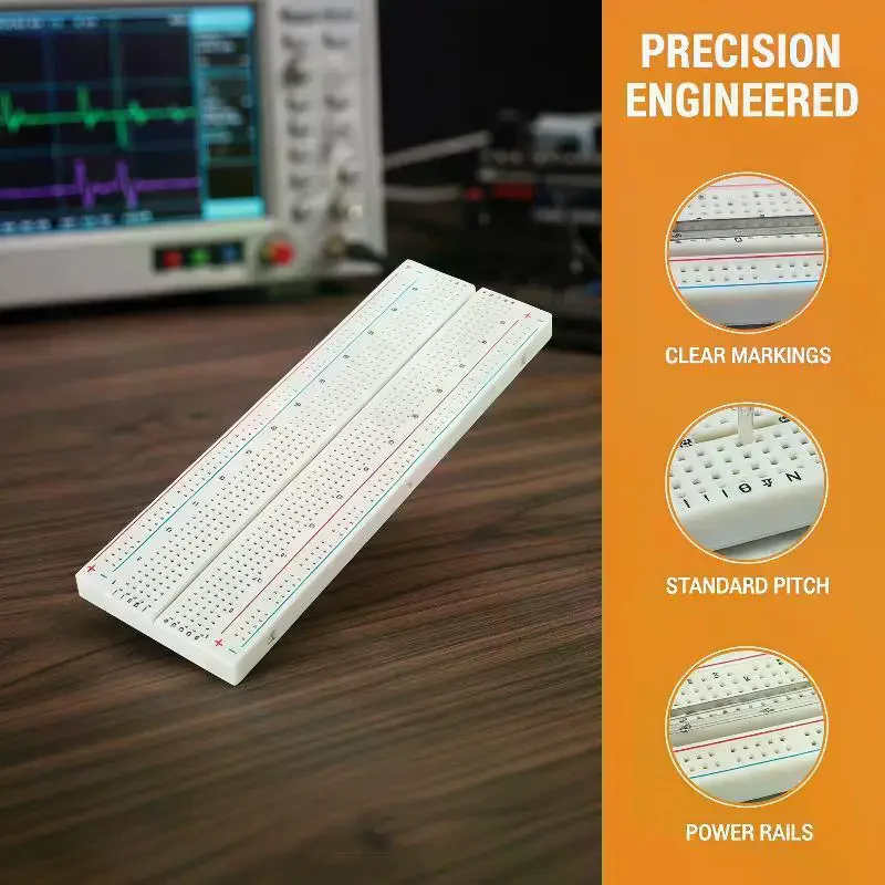 Breadboard 400/830 Tie-Points MB102 Lötfreies Breadboard PCB – Bild 5