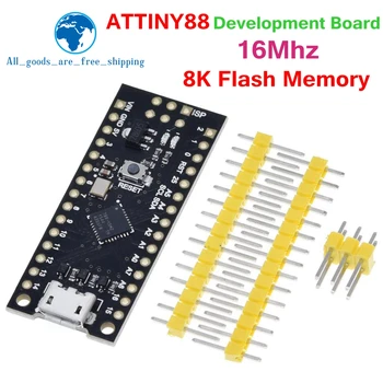 TZT ATTINY88 Mikro-Entwicklungsboard 16 MHz / Digispark ATTINY85 aktualisiert / NANO V3.0 ATmega328 erweitert