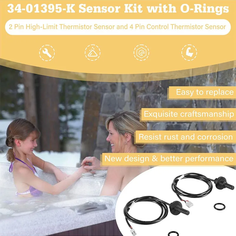 34-01395-k Sensor-Kit mit O-Ringen 2-poliger High-Limit-Therm istor – Bild 3