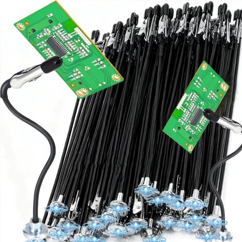 Löthilfe mit starker Magnetbasis, flexiblen Armen und PCB-Halter – Bild 2