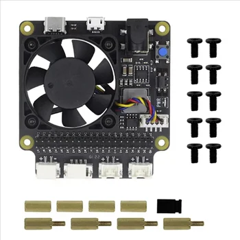 AU40! Für Raspberry Pi X735 V3.0 Power Management Board mit PWM-Lüfter DC 6-30 V für Raspberry Pi 4B/3B+/3B/2B