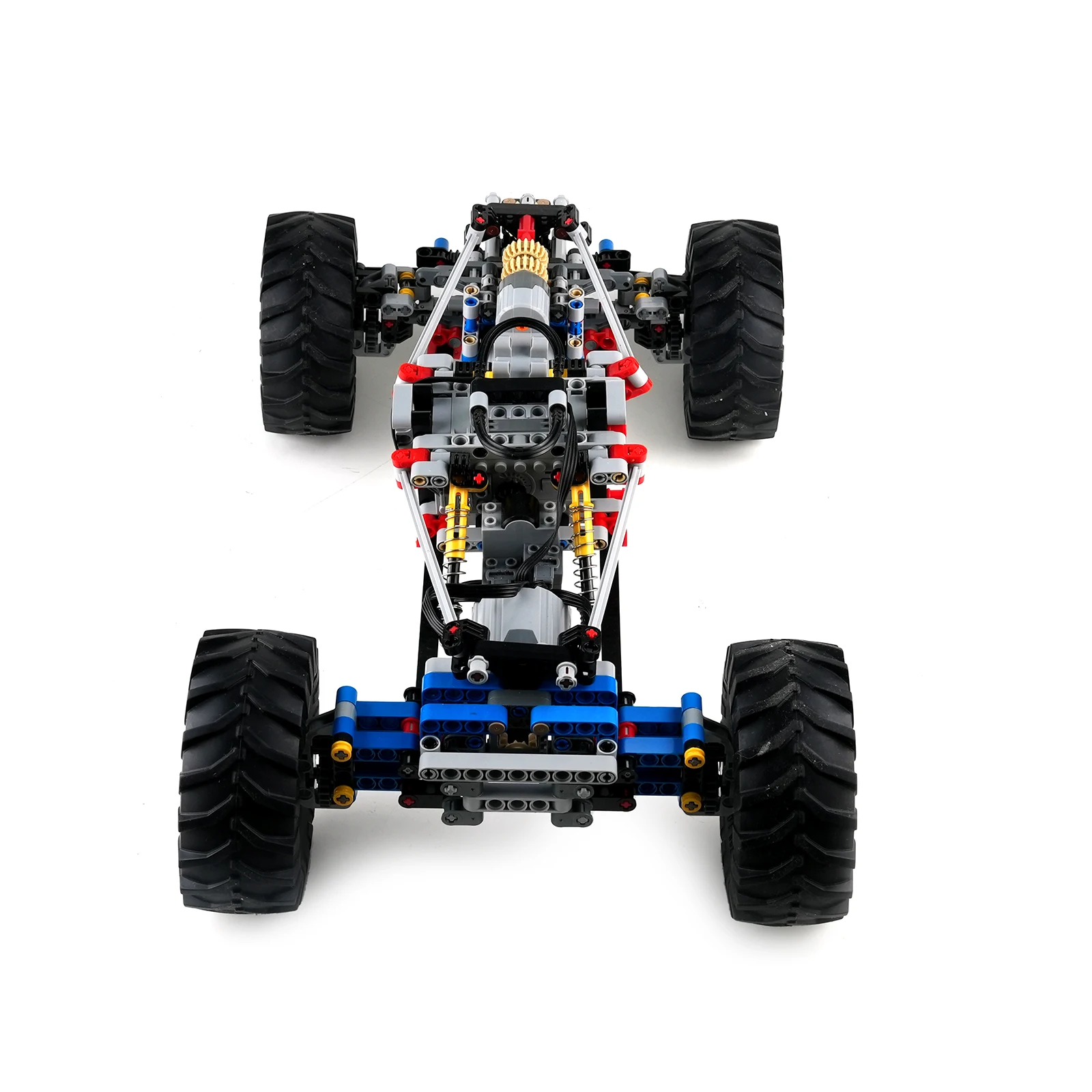 4WD RC Auto Chassis Klettern Fahrzeug Modell Bausteine Kompatibel – Bild 3