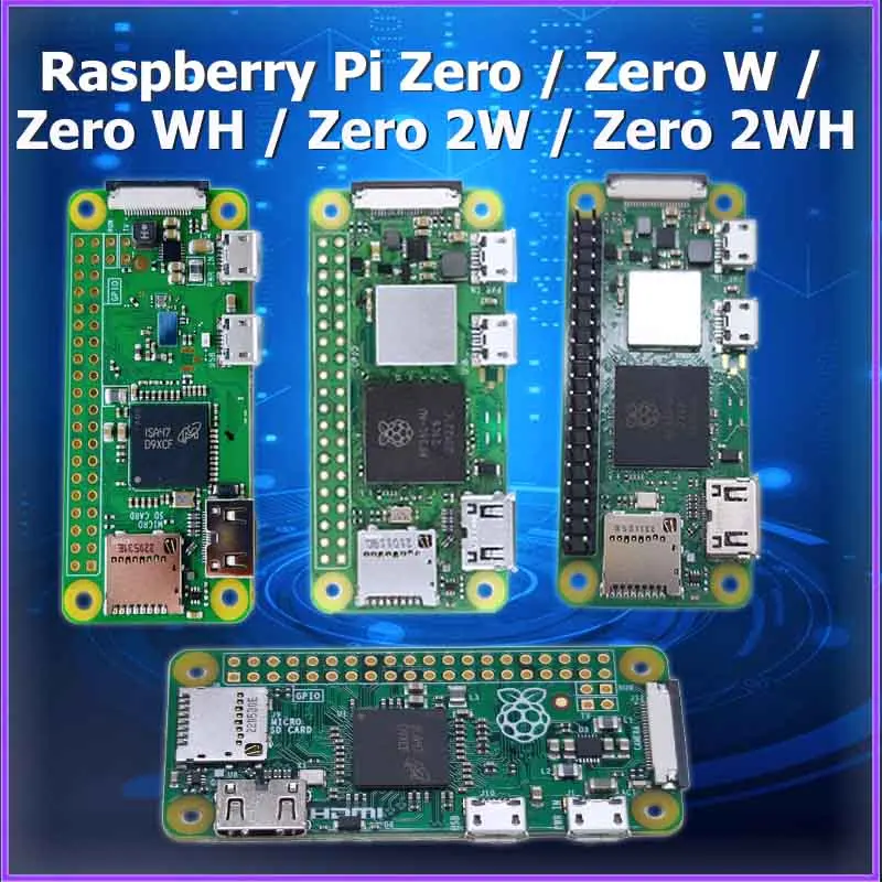 Raspberry Pi Zero 2W / Zero W / Zero WH optionales Board mit 1GHz CPU 512MB RAM RPI Zero 2W