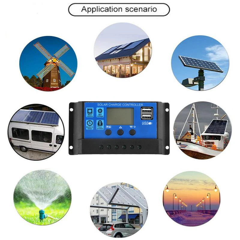 Solarladeregler 12V/24V 10A-100A Automatischer Solarpanel-Controller – Bild 6