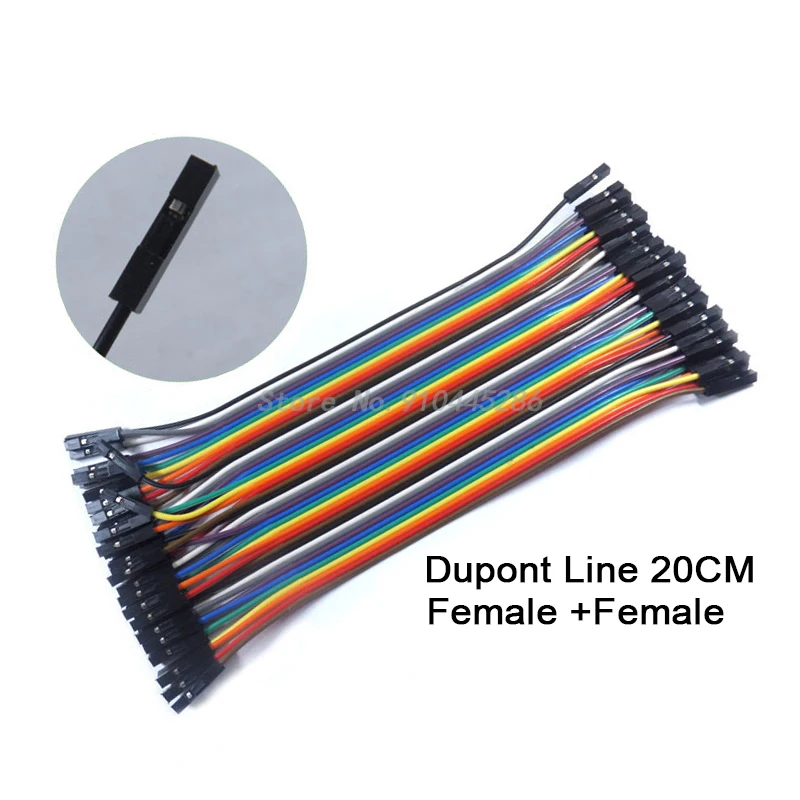 40PIN 20CM Dupont Linie Stecker Auf Stecker + Buchse Und Buchse – Bild 2