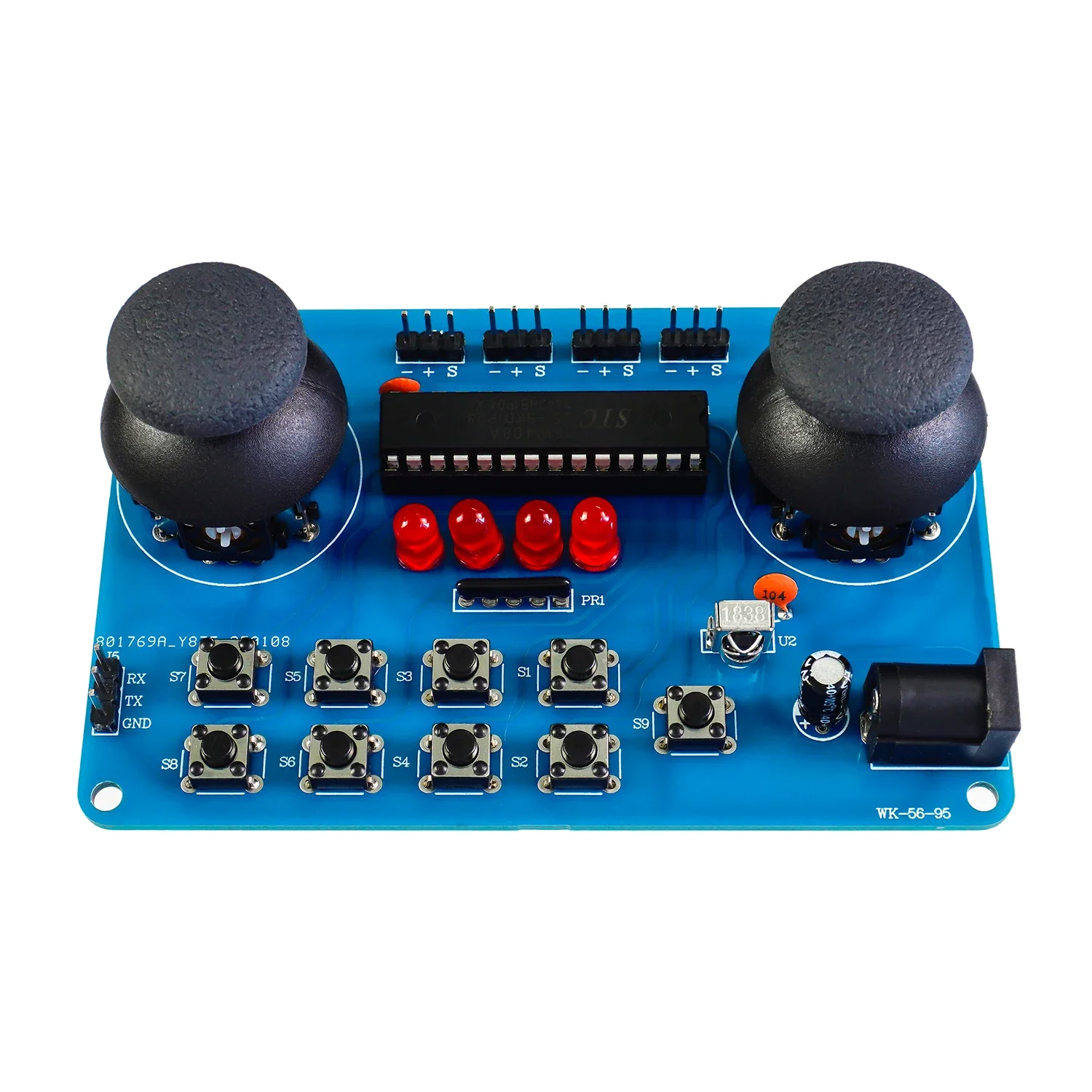 Lötbausatz für Mikrocontroller-Roboterarm mit Acrylgehäuse, Vier – Bild 4