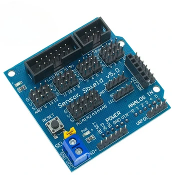 V5.0 Sensor Shield Erweiterungsplatine für Arduino Elektronische Bausteine Roboterzubehör Sensor Shield V5