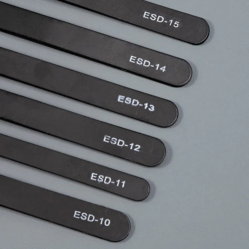 Präzisions pinzette Set esd anti statische Edelstahl pinzette – Bild 5