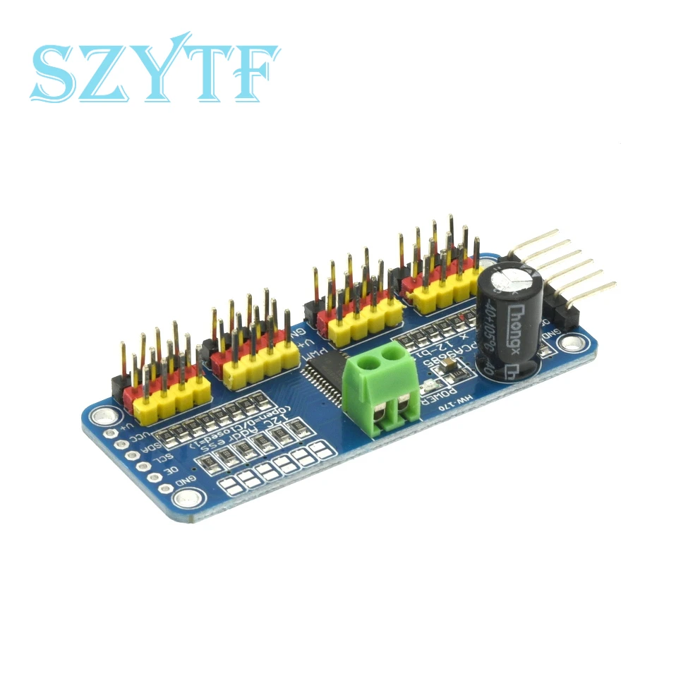 PCA9685 16-Kanal 12-Bit PWM-Servo-Treibermodul I2C-Schnittstelle – Bild 2