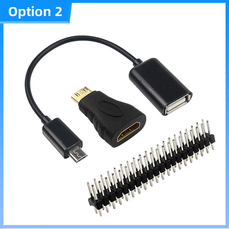 Raspberry Pi Zero USB OTG Adapter & Mini HDMI-kompatibler Konverter & 40Pin GPIO Header für BPI-M2/M4 Zero
