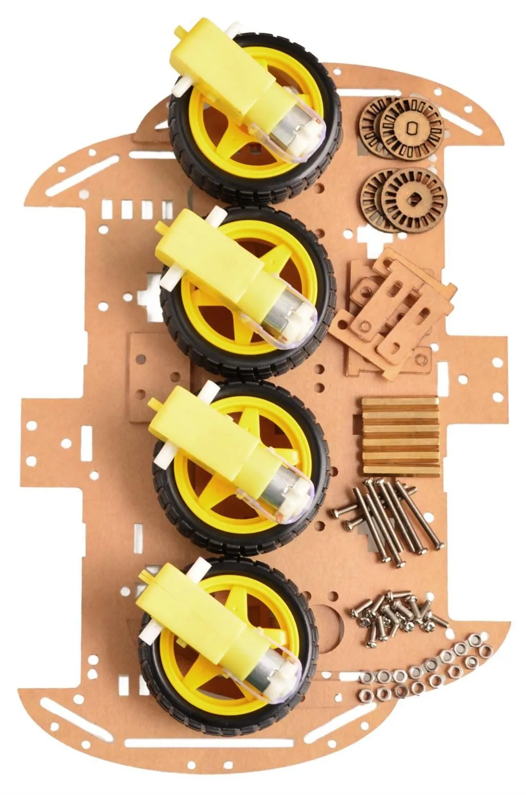 4WD Smart Roboter-Auto-Chassis-Kits für Arduino – Bild 6