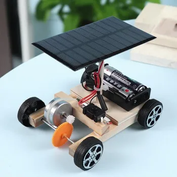 DIY Solar Elektrofahrzeug Wissenschaft Lehrmittel Montage Puzzle STEM Bildung Modell Kreative Erfindung