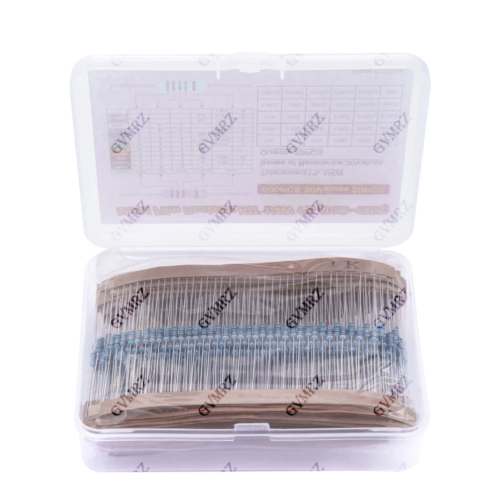 30 Werte 1/4W Metallfilm-Widerstand-Sortiment-Set - je 20 (600 Stück) – Bild 3