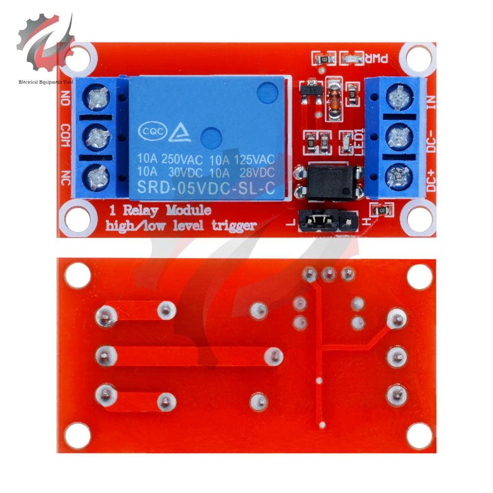 DC 5 V 9 V 12 V 24 V 1-Kanal-Relaismodul-Board-Abschirmung – Bild 6