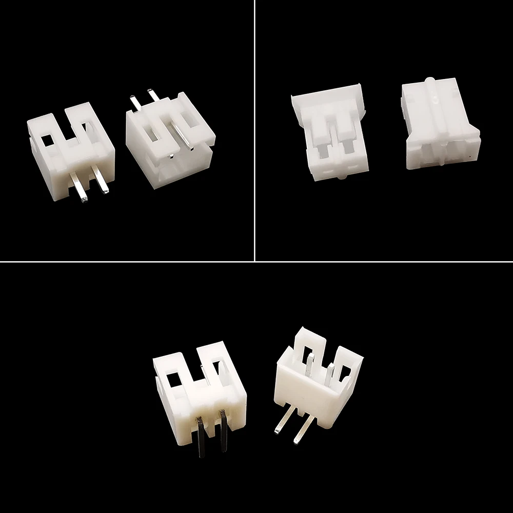 2P JST PH 2.0 Stecker 2,0 mm Rastermaß 2 Pin Stecker (100 Stück) – Bild 2