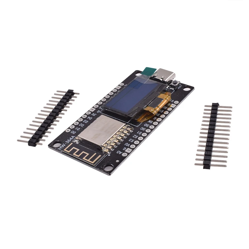NodeMCU ESP8266 V3 Entwicklungsboard mit 0,96 Zoll OLED-Display CH340G – Bild 2