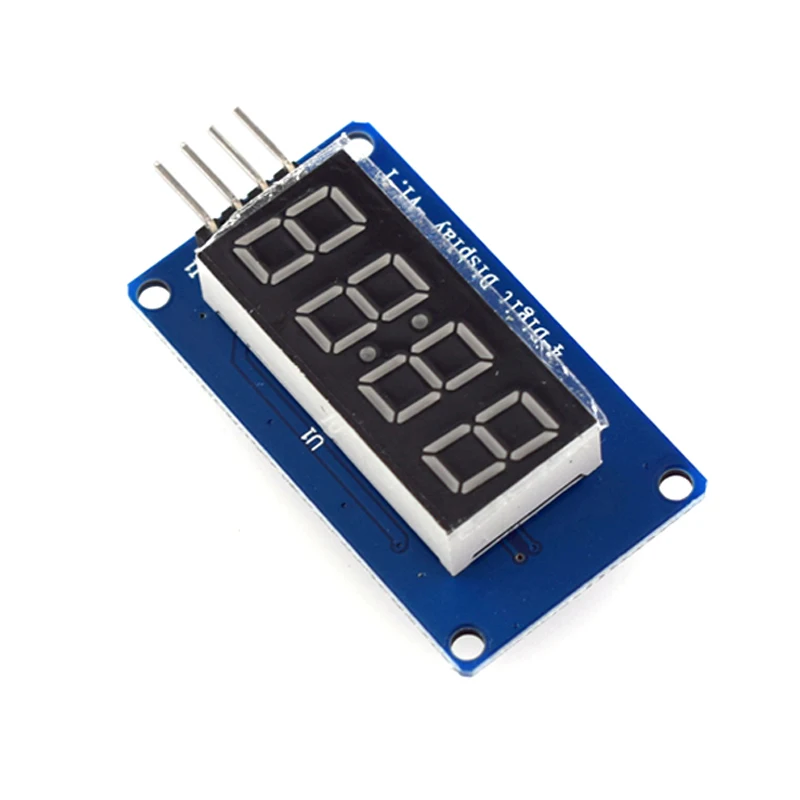 TM1637 LED-Anzeigemodul für Arduino, 7-Segment, 4-Bit, 0,36 Zoll, rote – Bild 2