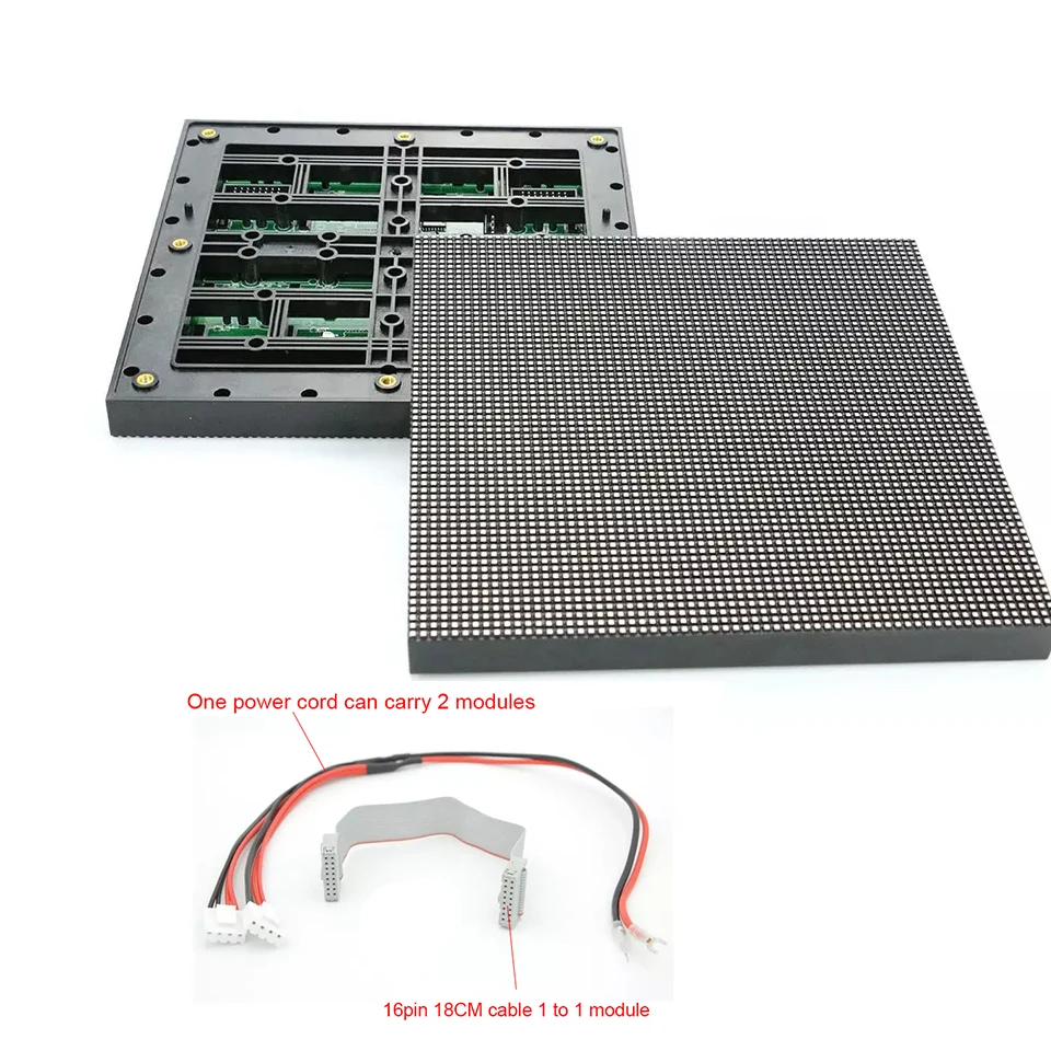 P3 P6 Outdoor Matrix LED Vollfarbmodul 192x192mm 64x64 Pixel SMD1415 – Bild 6