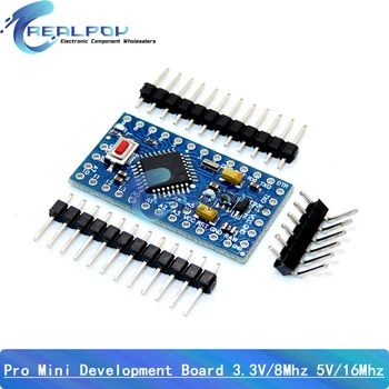 Pro Mini 328 Mini 3.3V/8M 5V/16M ATMEGA328/PB Entwicklungsboard ATMEGA328P-AU 3.3V/8MHz 5V/16MHz für Arduino