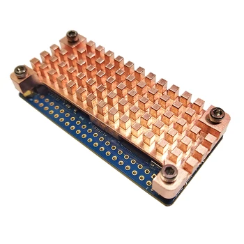 Orange Pi Zero 2W Kühlkörper-Schutzhülle aus reinem Kupfer, passives Kühlgehäuse für Orange Pi Zero 2W